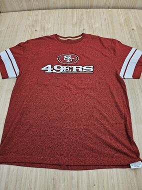 Majestic San Francisco 49ers Red Short-Sleeve Shirt 2X